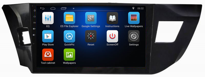 Ouchuangbo car digital screen gps navi radio for Toyota Levin 2014 with USB SWC 1080P Video BT android 8.1 system