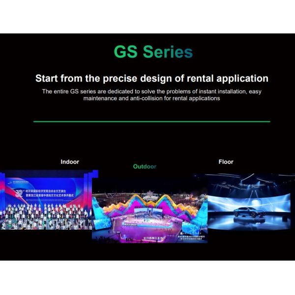 Guide Visual GS Series P3.91 Indoor LED Display | Rental LED Video Wall for Stage Events Corporate Events & Conferences