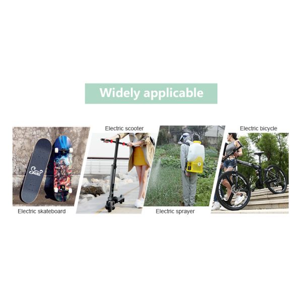 Eco-friendly 18650 12V 24V 36V 48V 10Ah Lithium Ion Battery Pack for Electric Ebike