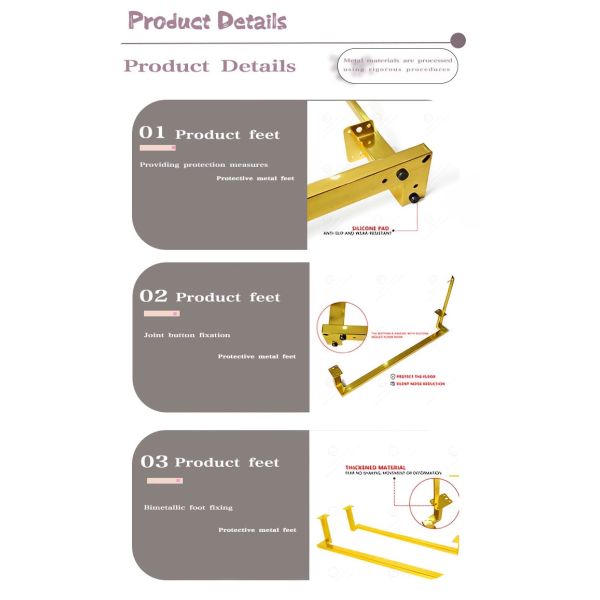 Stainless Steel Sofa Decoration Frame Accessories Solid Sofa Cabinet Chair Living Room Furniture Legs Furniture Spare Parts