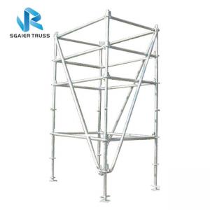 Quality 2m - 20m Aluminium Scaffold Tower , Mobile Climbing Ladder Frame Scaffolding wholesale