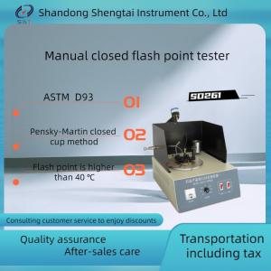 China Diesel oil above 40 ℃, transformer oil, cold pressed oil flash point SD261 closed flash point meter on sale
