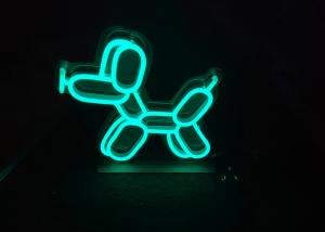 China Custom dog acid blue  neon sign  handiwork  5*12mm 3A power supply on sale