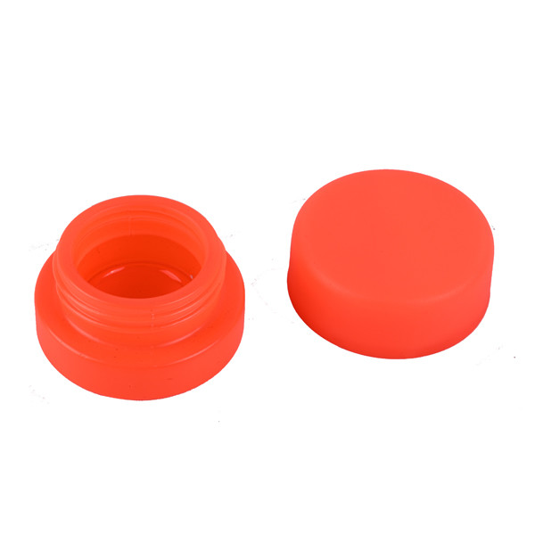 Orange 5ml Glass Concentrate Container Child Resistant Cap Orange Opaque Glass Jar