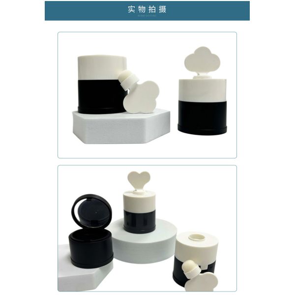 Cosmetic packaging 4g hairline powder cream hair seam repair and concealing shadow filling powder with cloud brush