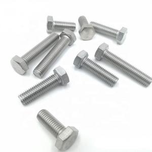 China A2 A4 Stainless Steel Fasteners 304 Din 933 Hex Bolts M6x20 on sale