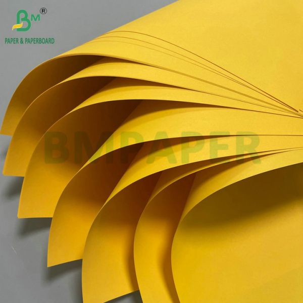 75gsm 80gsm 105gsm Golden Kraft Paper Reel For Bubble Mailers Envelopes