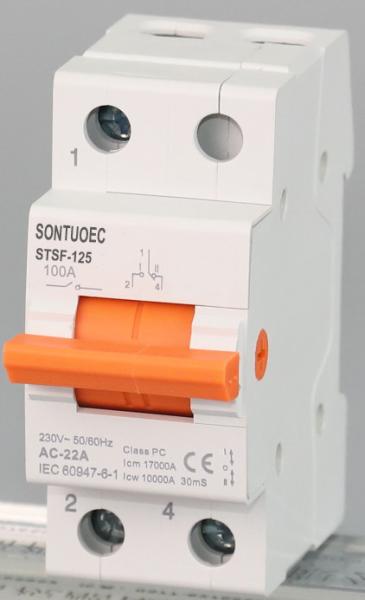 Cheap 3P 4P Sontuoec 125A Manual 2 Ways Changeover Switch for sale
