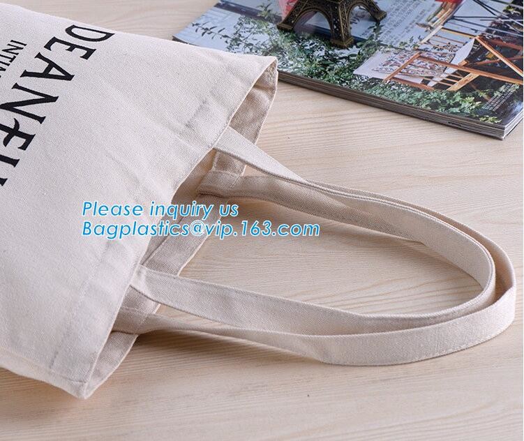 Reusable 100% Cotton Canvas Bag Canvas Tote Bags Convenient Environmentally Grocery Shopping Bags,zipper canvas bag cott