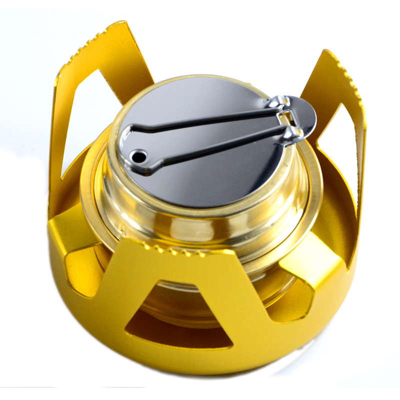 Outdoor Aluminum Portable Cooking Mini Spirit Burner Camping Picnic Alcohol Stove