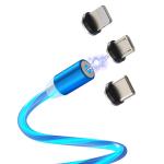 Fast Charge Visible LED Magnetic Charging Cable Fast Data Transmission