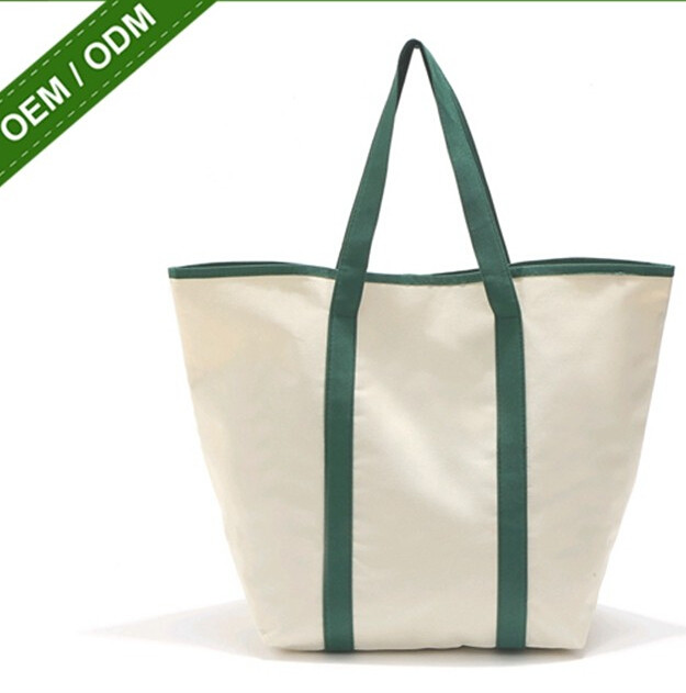 Reusable 100% Cotton Canvas Bag Canvas Tote Bags Convenient Environmentally Grocery Shopping Bags,zipper canvas bag cott