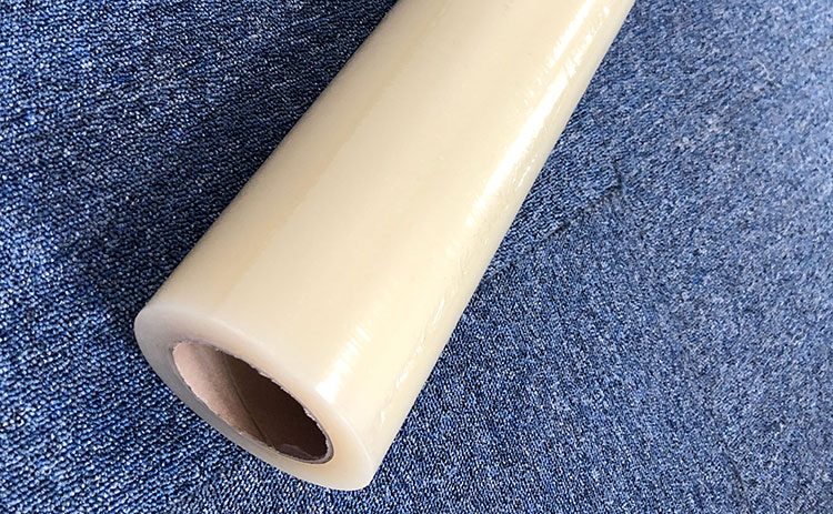 Transparent PE Surface Adhesive Tape PE Protection Film Roll 60 Mic * 60cm * 100m