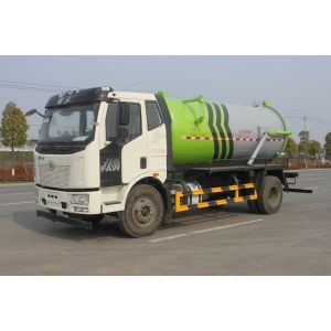 18000kg Jiefang J6L Sewage Suction Truck Vehicle Diesel Manual Transmission