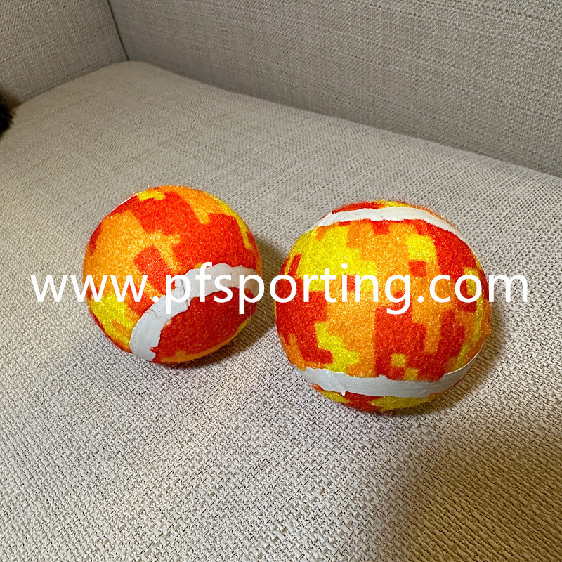 Factory Price Customized Color Rubber dog interactive chew toys pet tennis ball for training logo dog ball