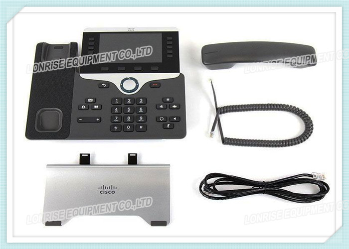 IPv4 And IPv6 CP-8811-K9 Cisco IP Video Phone 8811with Widescreen Grayscale Display
