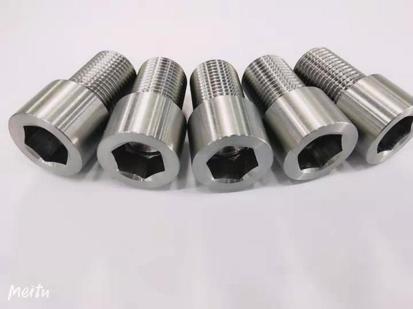 Cheap 0.01mm Tolerance Turning Precision Machining Services Titanium Adapter OEM for sale