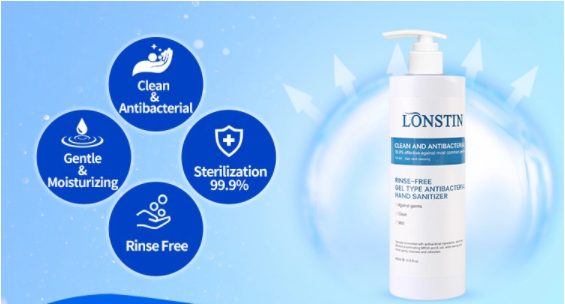 Hospital Grade Chemical Formula Antibacterial Hand Gel , Moisturizing Hand Sanitizer
