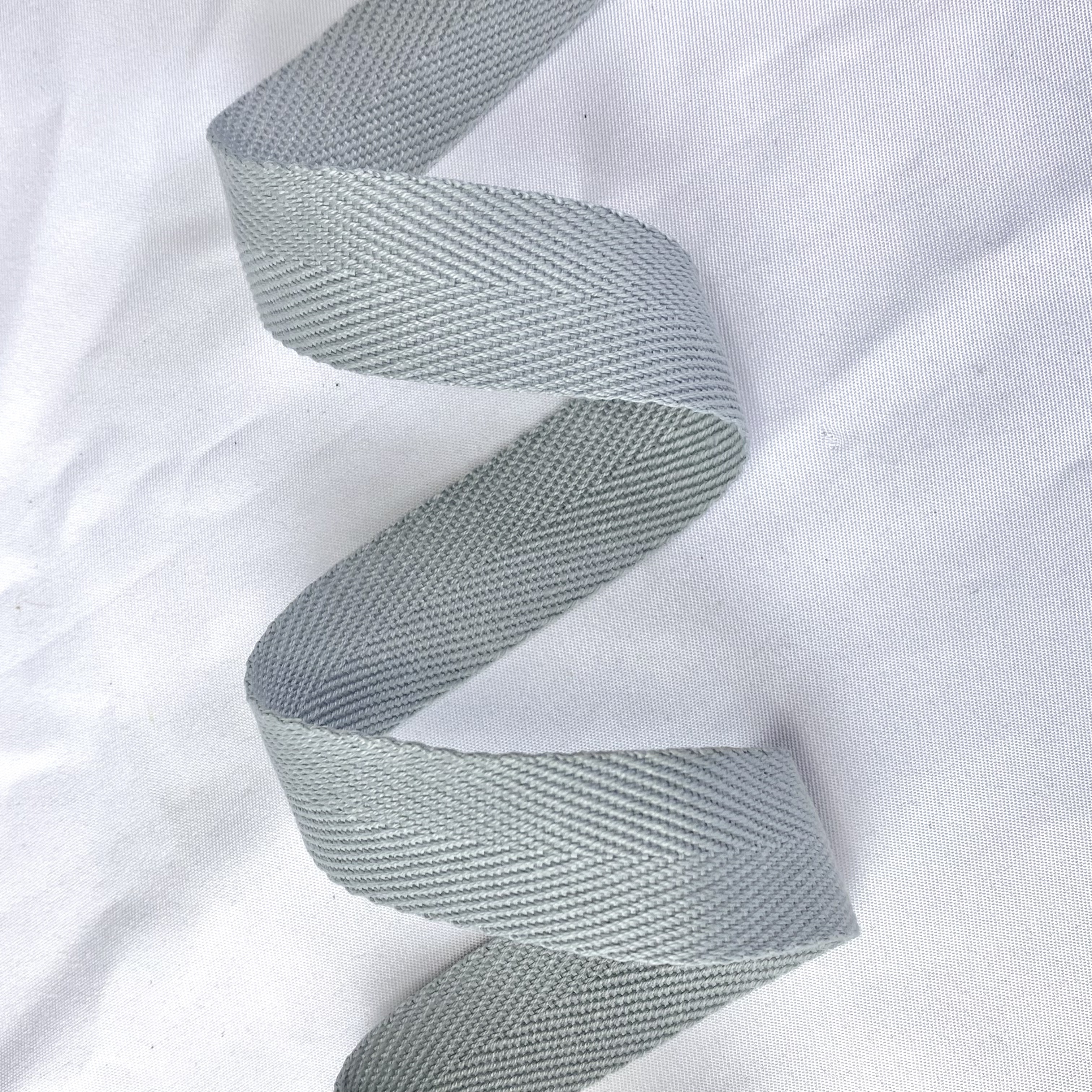 Herringbone polyester-cotton webbing Various colors Backpack strap Belt Handbag strap