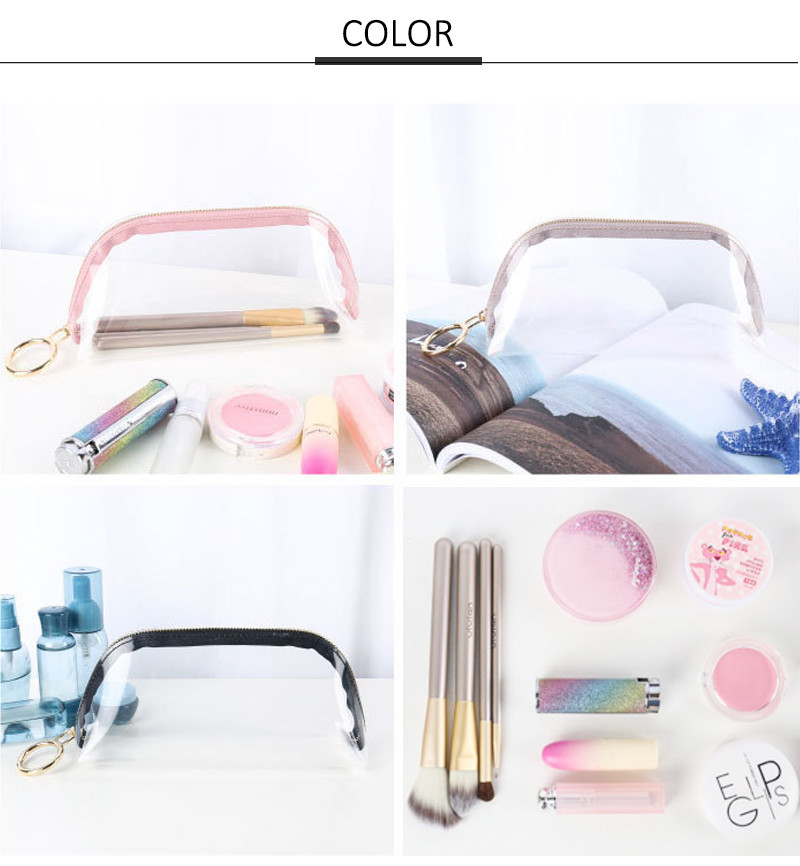 Transparent Travel Waterproof Wash PVC Cosmetic Bag