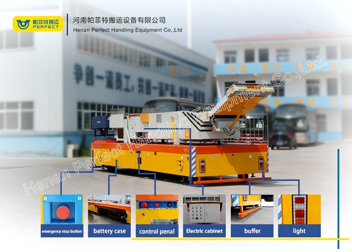 Electric Van Cargo 300T Battery Transfer Carts With Remote Controls