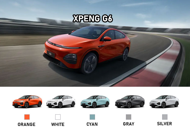 Xiaopeng G6 2023 Electric Car SUV 580KM 700KM 755KM Curb weight 1735kg Customized Energy