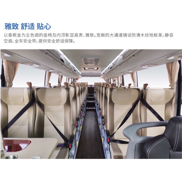 Blue Diesel 31 Seater 40 Seater Coach Traffic Bus Rear Rear Drive 6×2