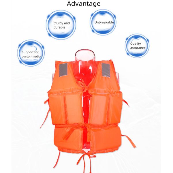 Polyester Life Jacket Portable Thickened Flood Control Large Buoyancy Foam Life Jacket