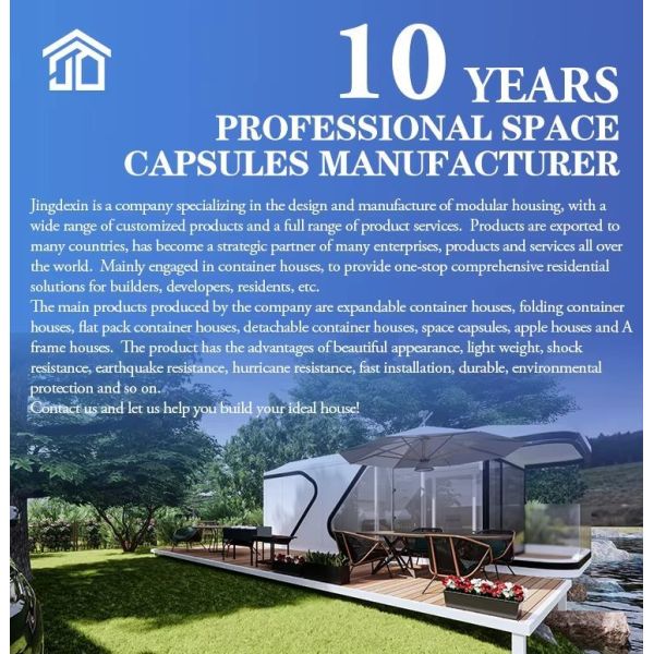Eco Friendly Outdoor Capsule House Personalized Prefab Capsule Houses