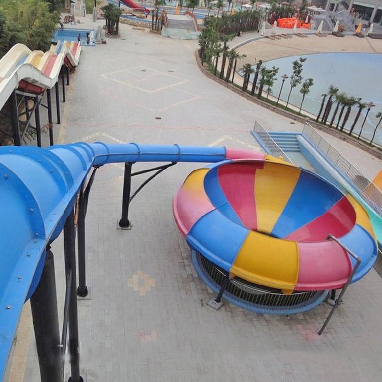 Big Fiberglass Bowl Slide for Water Park Playground