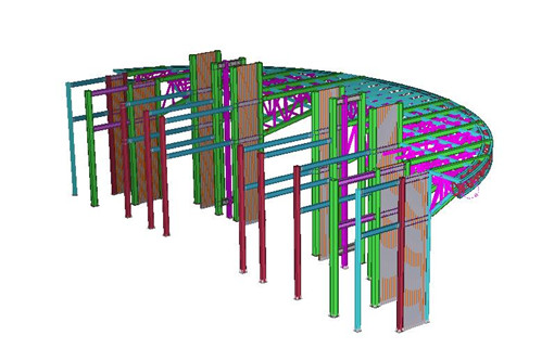 ISO Standard Heavy Load Portal Rigid Frame Structural Steel Workshop Construction