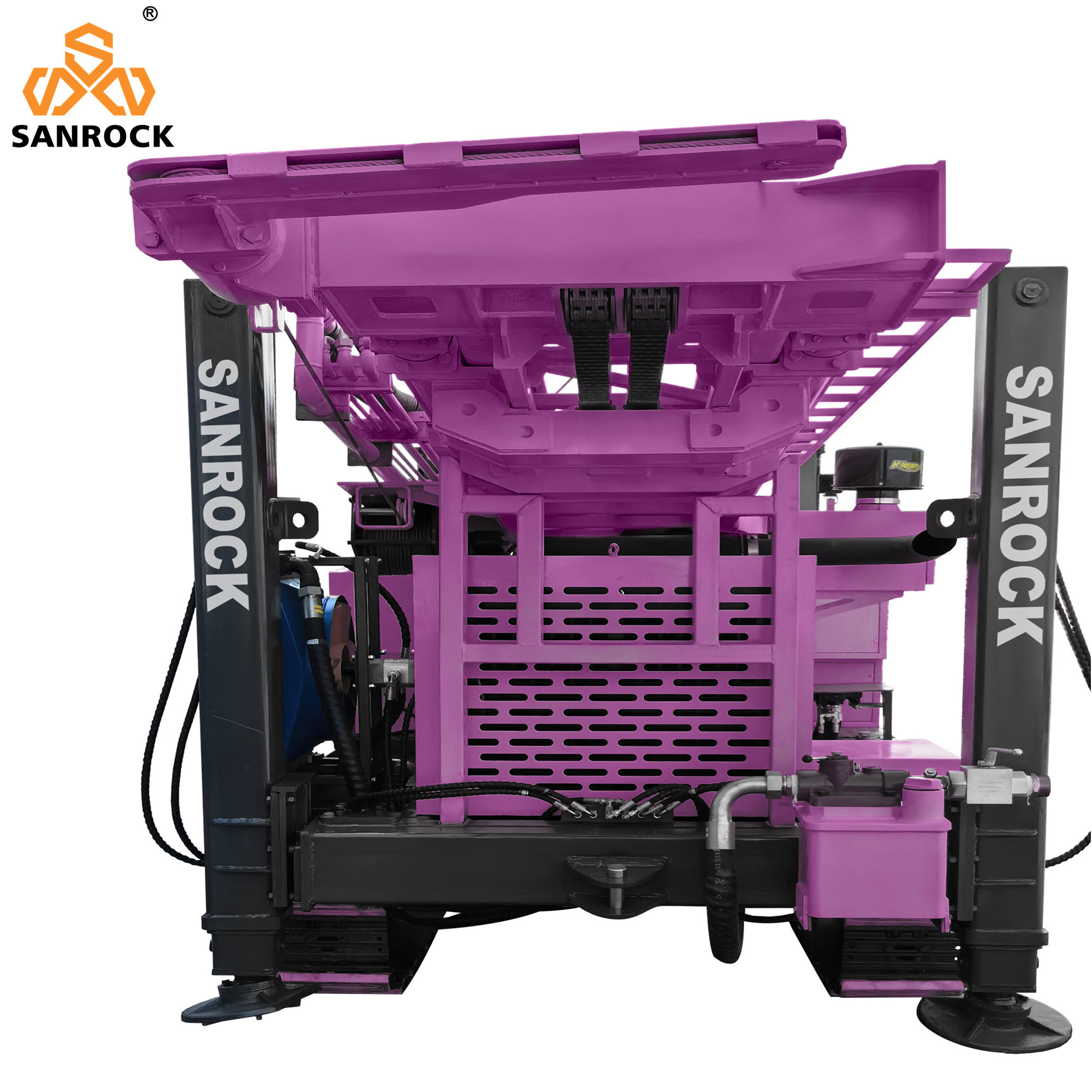 Crawler Water Well Drilling Rig Machine Hydraulic Deep Water Well Drilling Equipment