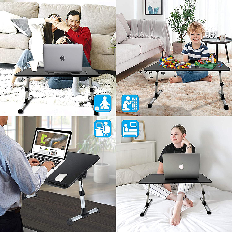 Waterproof Wooden Manual Height Adjustable Desk for Luxury CEO Work Meeting in Office