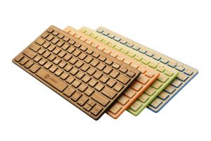 Quality 2016 hot sale china manufacture super thin bamboo keyboard bluetooth wireless keyboard wholesale