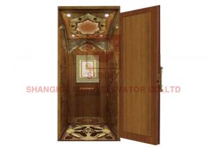 China Vvvf Residential 400kg Load Passenger Elevator Lift With Wood Material on sale