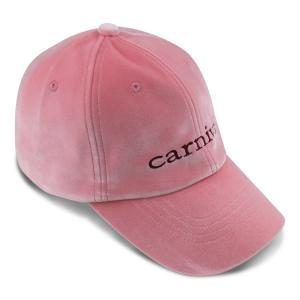China Polyester Peach Skin 5 Panel Baseball Cap With Self Strap on sale