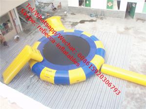 China PVC Tarpaulin cheap  inflatable water trampoline rental for adults and kids on sale