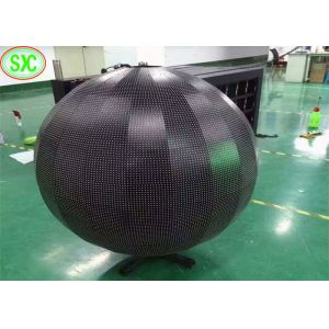 Hd Indoor Ball Sphere LED Screen Full Color 64*32 Dots Resolution Constant