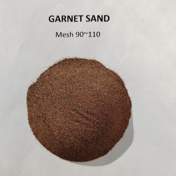 CNC waterjet cutting Abrasive medium Almandine rock Garnet sand mesh 90~110