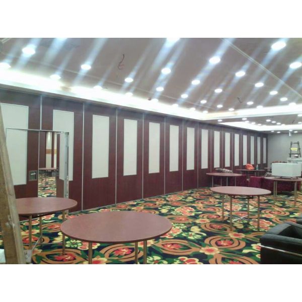 85mm Thickness Aluminum Frame Movable Partition Wall Systems For Restaurant