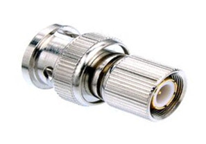 1.6/5.6 plug to BNC plug coaxial adapter male to male straight 75ohm