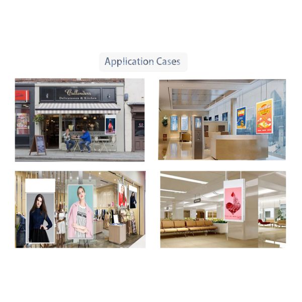 Full High Definition LCD Advertising Display With High Brightness 350/700 Nits
