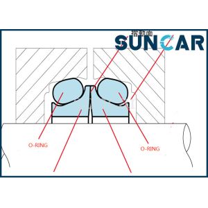 Wear Resistant Floating Oil Seal NBR Material O-ring Seals