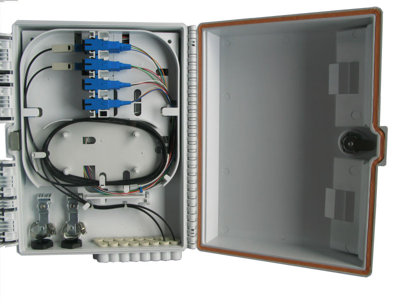 Passive Optical Network Electrical Terminal Box 16 Cores SC Adapter IP 65