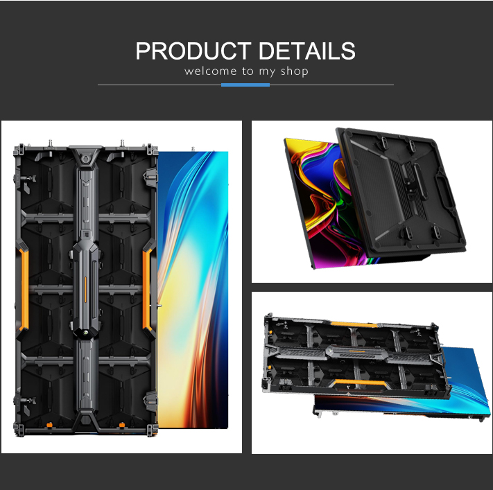 Rental LED Screen Large Led Stage Curtain Screen P2.9 Mobile Led Screen Hire For Events
