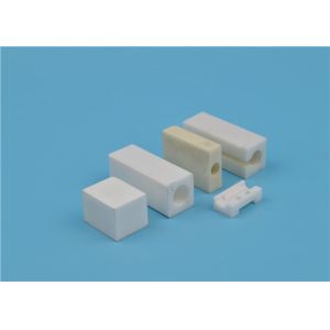 China Refractory Insulating Locating Zirconia Ceramic Blocks Through Threaded Hole on sale