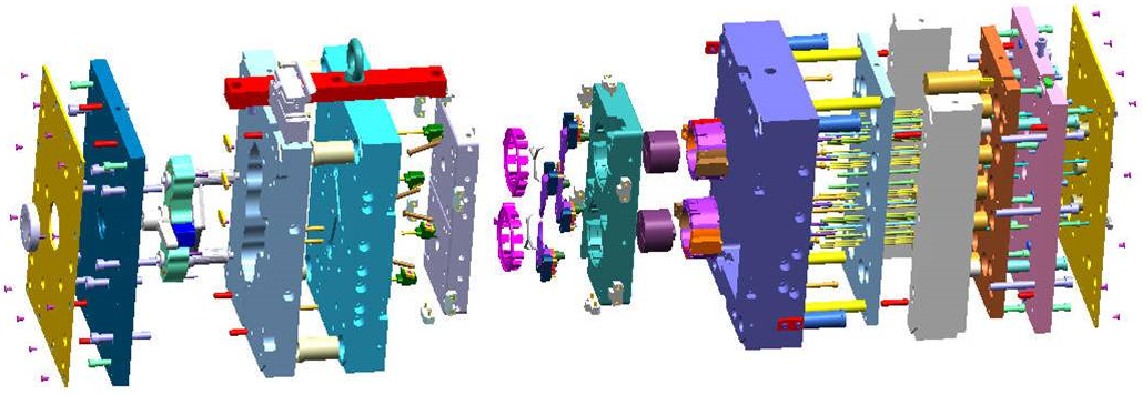 LKM Steel Plastic Injection Mould Making ASA Plus PC GELOY XP4034