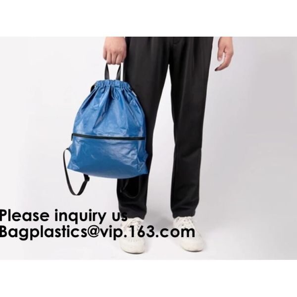 DuPont Paper Bags Shopping Bag,Custom LOGO Tyvek Washable Tearproof Paper Tote Shopping Bag, Bagease, Bagplastics, Pak