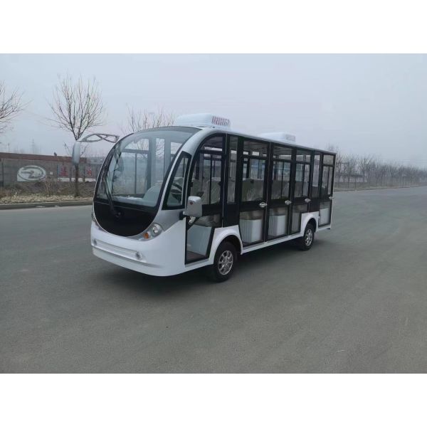 80km Range Electric Tourist Vehicle With 100Ah Battery Capacity
