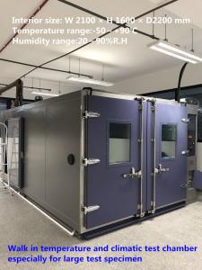 High Reliability Temperature And Humidity Walk-In Chamber For Large Test Specimens